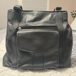 Fossil black shoulder bag